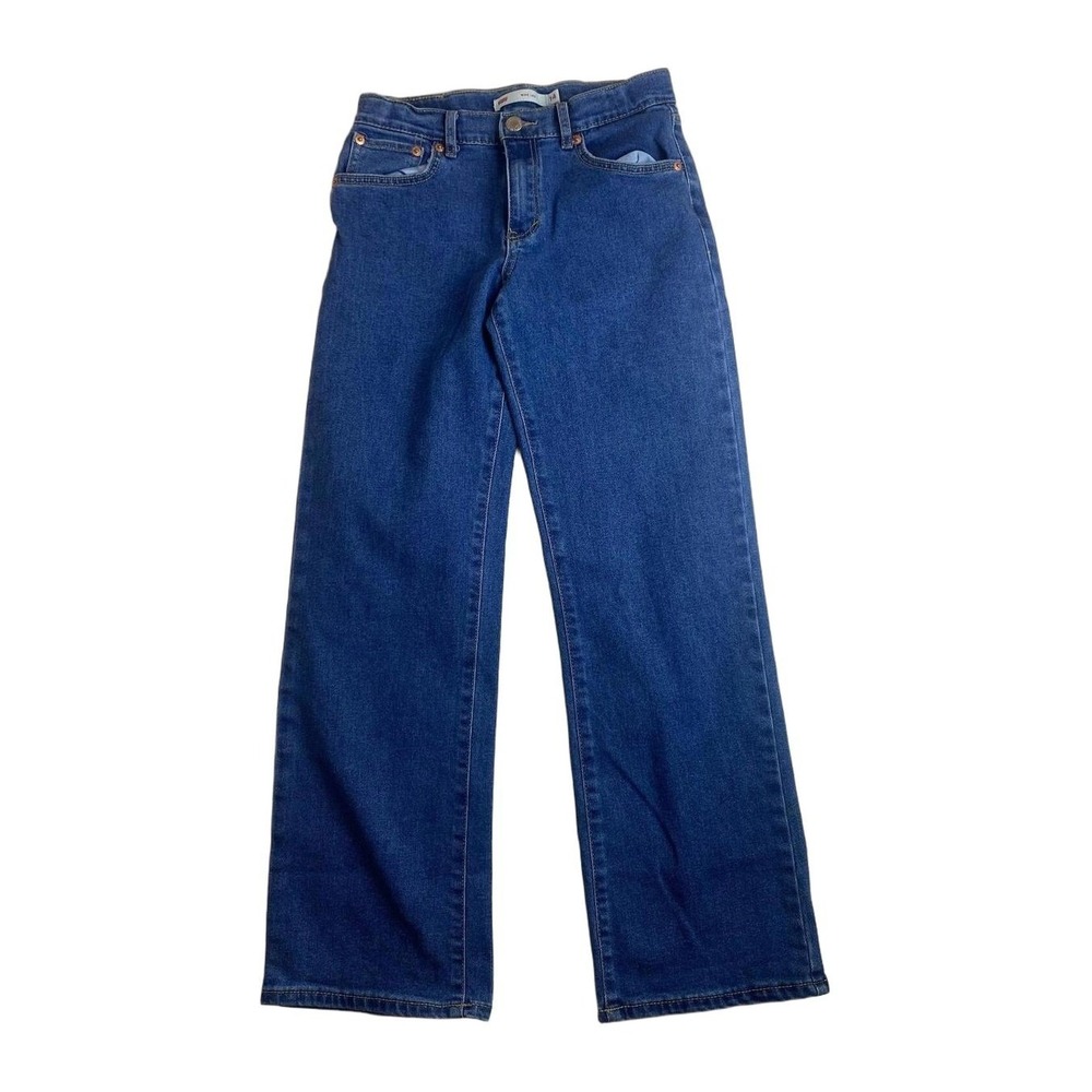Levi's Wide Leg Jeans Girls Size 14 Medium Blue Wash Denim‎